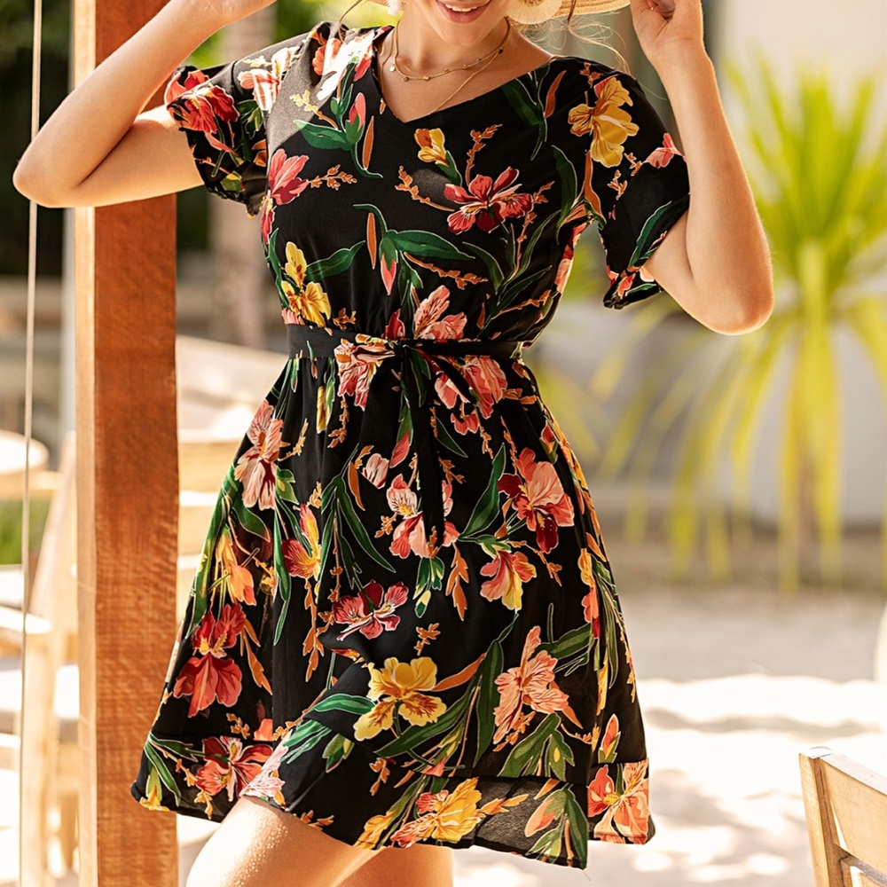 Haute Rogue Floral Dress